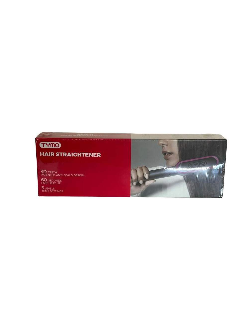 Tymo Ring Professional Hair Straightening Comb -3D teeth & patented anti-scald d